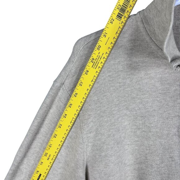 Polo Ralph Lauren Mens XXL Tan Rib Mockneck 1/4 Zip Pullover Old Money Timeless - Picture 13 of 16
